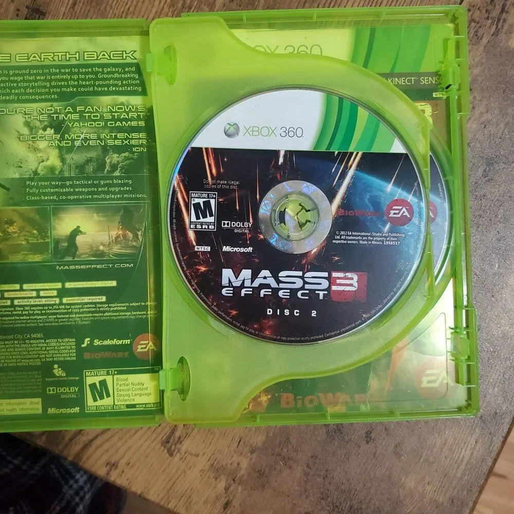 Mass effect 3 xbox 360